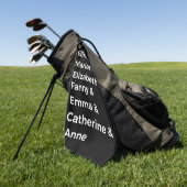 ジェーン·オーステンのヒロインI ゴルフタオル (グリーン)