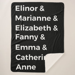 ジェーン·オーステンのヒロインI シェルパブランケット