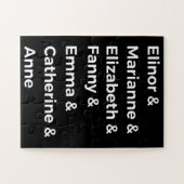 ジェーン·オーステンのヒロインI ジグソーパズル (横)