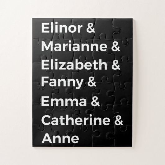 ジェーン·オーステンのヒロインI ジグソーパズル (縦)