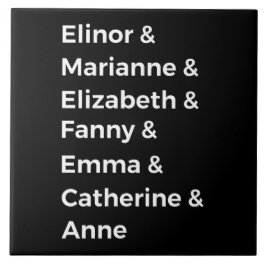 ジェーン·オーステンのヒロインI タイル