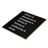 ジェーン·オーステンのヒロインI タイル (側面)