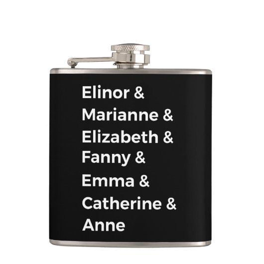 ジェーン·オーステンのヒロインI フラスク (正面)