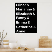 ジェーン·オーステンのヒロインI ポスター (キッチン)