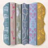 ジェーン・オーステンの小説はあなたの家の石のコーストを高める ペーパーコースター (正面)