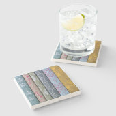 ジェーン・オーステンの小説はあなたの家を高める ストーンコースター (横)