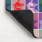 ジェーン・オーステンポップ・アートのアートカラフル マウスパッド (コーナー)