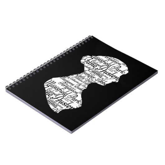 ジェーン·オーステン·プライド&偏見ジャーナル·ブラック ノートブック (左側)