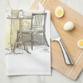 ジェーン·オーステン·プライド&偏見 キッチンタオル (四つ折り)