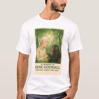 ジェーン・グドール Tシャツ