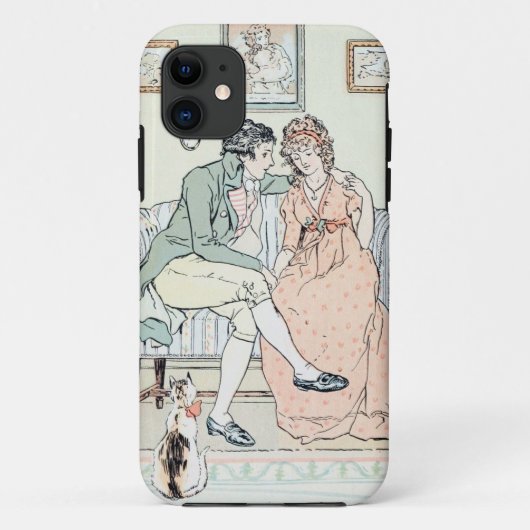 ジェーンAustenのイラストレーションのiPhone 5の場合 Case-Mate iPhoneケース (裏面)