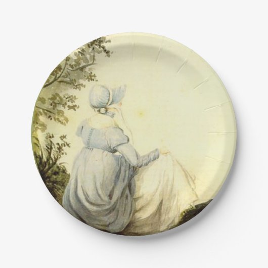 ジェーンAustenのカスタムなパーティーのプレート ペーパープレート (正面)