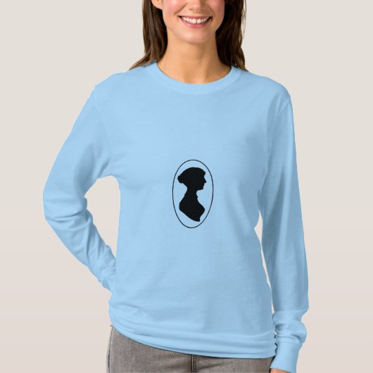 ジェーンAustenのシルエット Tシャツ (正面)