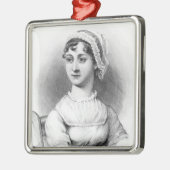 ジェーンAustenのポートレート メタルオーナメント (左)