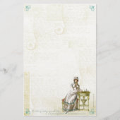 ジェーンAustenの刺激を受けたな文房具I 便箋 (正面)