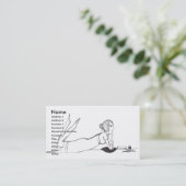 ジェーンAustenの執筆 名刺 (スタンド正面)