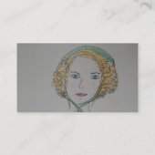 ジェーンAustenの執筆 名刺 (裏面)