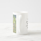 ジェーンAustenの庭の水彩画の骨灰磁器のマグ ボーンチャイナマグカップ (裏面)