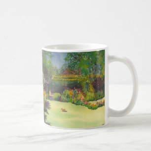 ジェーンAustenの庭IIの水彩画のマグ コーヒーマグカップ