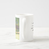 ジェーンAustenの庭IIの水彩画の骨灰磁器のマグ ボーンチャイナマグカップ (裏面)