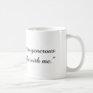 ジェーンAustenの引用文のマグ コーヒーマグカップ
