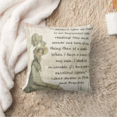 ジェーンAustenの愛書家 クッション (ブランケット)