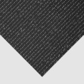 ジェーンAustenの文字の白黒ティッシュペーパー 薄葉紙 (詳細)