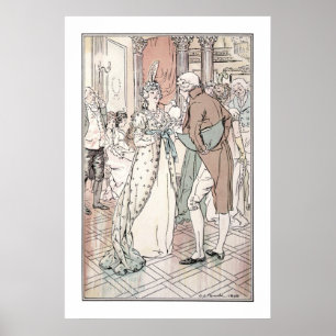 ジェーンAustenの知と情C.E. Brock Print ポスター