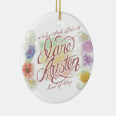 ジェーンAustenの種類の日のオーナメント セラミックオーナメント (右)