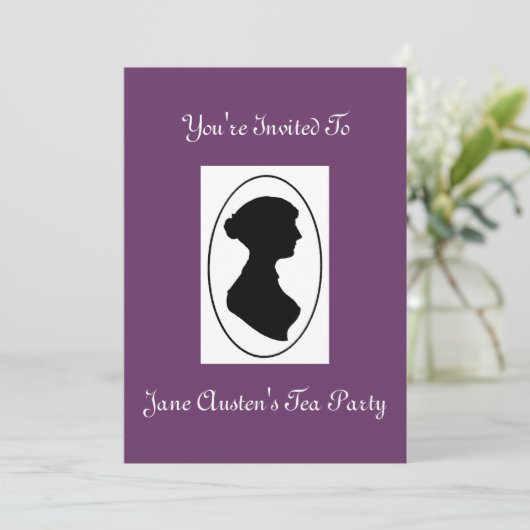 ジェーンAustenの茶パーティの招待状 招待状 (スタンド正面)