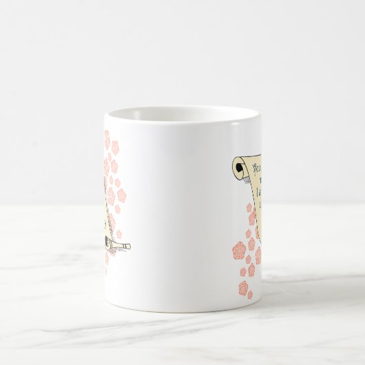 ジェーンAustenの説得の半分の苦悶、半分の希望のマグ コーヒーマグカップ (中央)