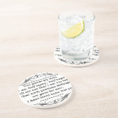 ジェーンAustenの説得の引用文 コースター (側面)