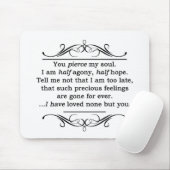 ジェーンAustenの説得の引用文 マウスパッド (マウス)