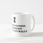 ジェーンAustenの高慢と偏見の刺激を受けたなマグ コーヒーマグカップ (正面右)