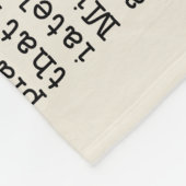 ジェーンAustenの高慢と偏見の文献の引用文B フリースブランケット (角)