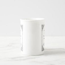 ジェーンAustenの高慢と偏見の最初ライン引用文 ボーンチャイナマグカップ