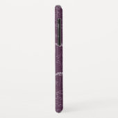 ジェーンAustenエマの本紫色の花愛引用文 Case-Mate iPhoneケース (裏面/左)