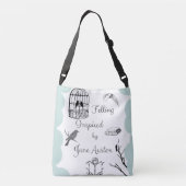 ジェーンAusten著インスパイア倒すこと クロスボディバッグ (裏面)