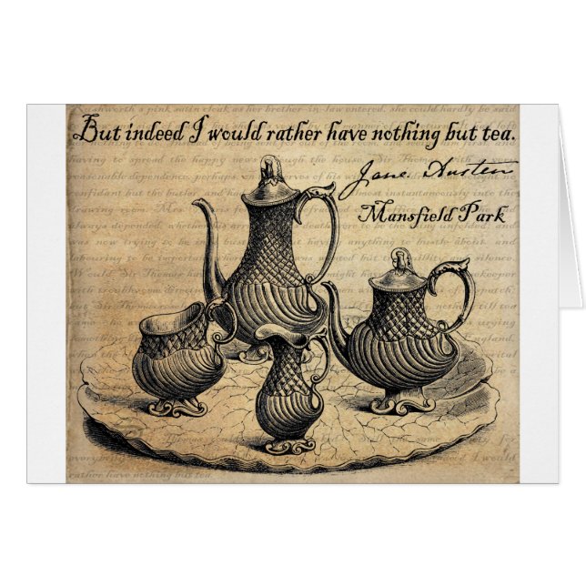ジェーンAusten: 茶 (正面横)