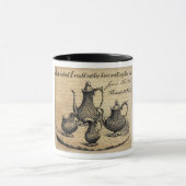 ジェーンAusten: 茶 マグカップ (中央)