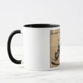 ジェーンAusten: 茶 マグカップ (左)