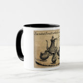 ジェーンAusten: 茶 マグカップ (正面左)