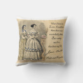 ジェーンAusten: 虚栄心 クッション (裏面)