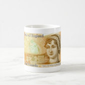 ジェーンAusten £10のノートのコーヒー・マグ コーヒーマグカップ (中央)
