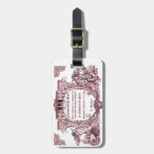 ジェーンAusten: Netherfieldの球の招待 ラゲッジタグ (正面縦)