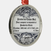 ジェーンAusten: Pemberleyの財産の球 メタルオーナメント (右)