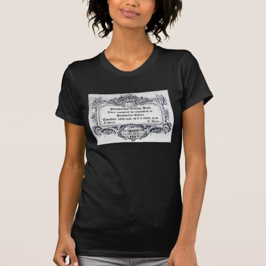 ジェーンAusten: Pemberleyの財産の球 Tシャツ (正面)