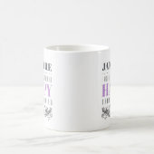 ジェーンEyre引用文 – 私はいつも幸せになるだろう コーヒーマグカップ (中央)
