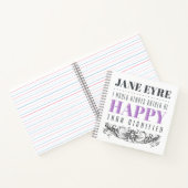 ジェーンEyre引用文 – 私はいつも幸せになるだろう ノートブック (内部)