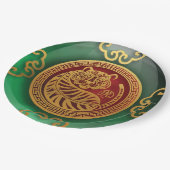 ジェー中国のド新年 ペーパープレート (アングル)